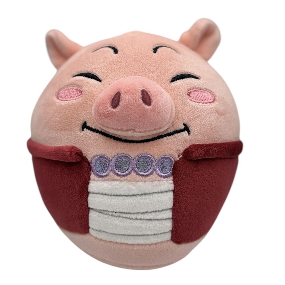Naruto Tonton Pig ZURU VIZ Media Anime Pop Plush Stuffed Toy Embroidered 5 Inch
